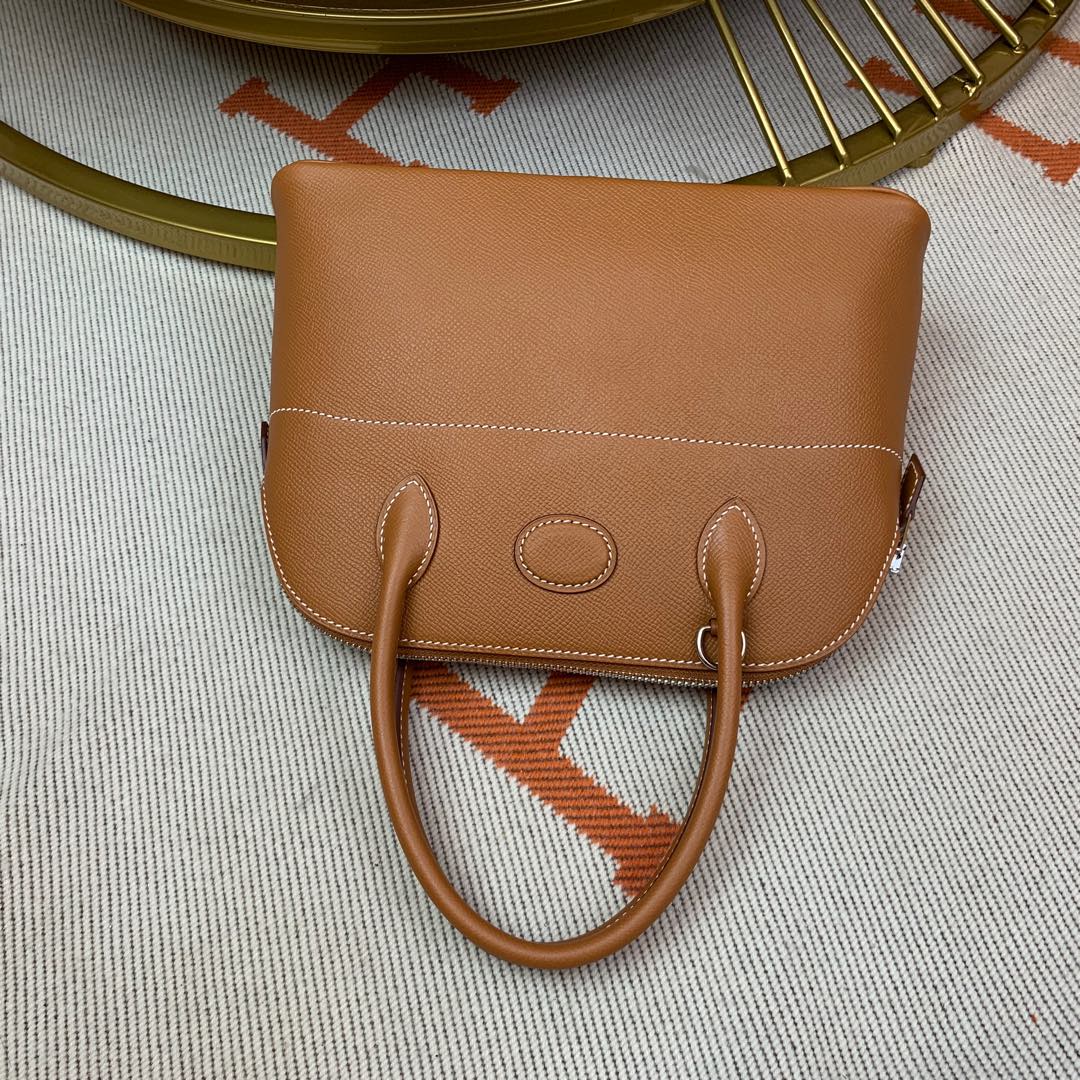 에르메스 볼리드27 골드브라운 은장 앱송